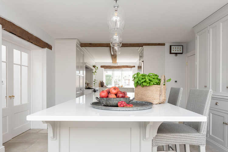 The Clandon Farm House Kitchen by Shere Kitchens - beautiful kitchens handmade in Shere Guildford Surrey