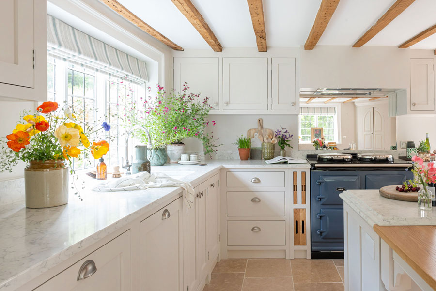 Listed building The Old Forge Kitchen by Shere Kitchens - beautiful kitchens handmade in Shere Guildford Surrey