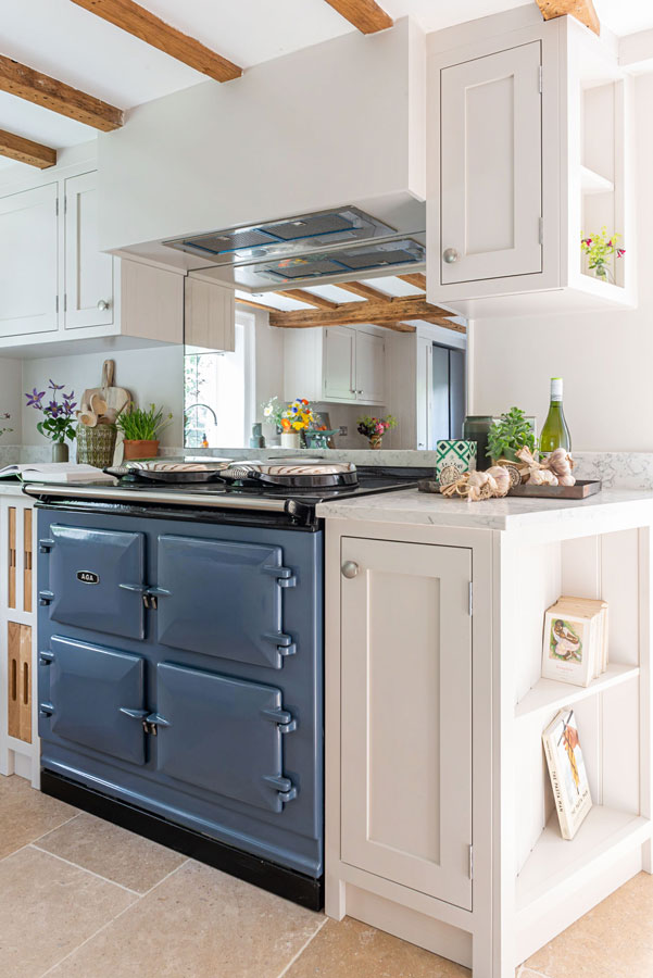 Handmade joinery for listed building The Old Forge Kitchen by Shere Kitchens