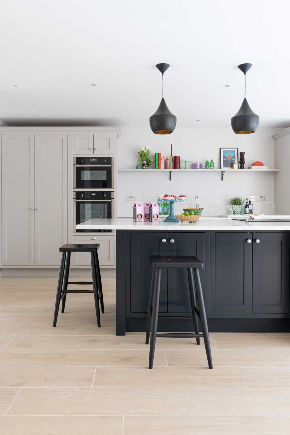 Shere Kitchens colour palette for bespoke kitchen