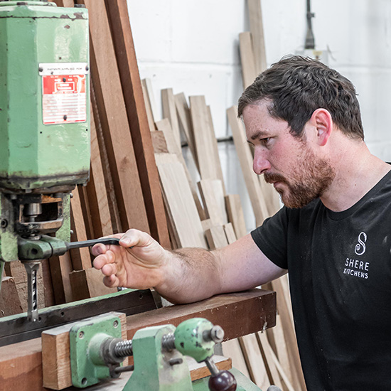 Crafting at Shere Kitchens - beautiful kitchens handmade in Shere Guildford Surrey