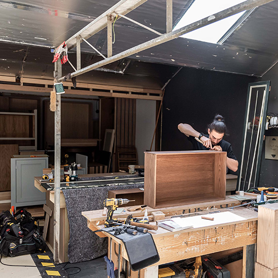 Crafting at Shere Kitchens - beautiful kitchens handmade in Shere Guildford Surrey