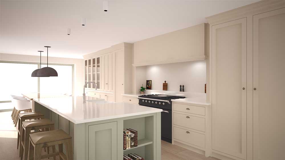 Shere Kitchens - kitchen 3D rendered image