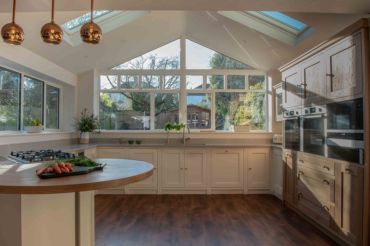 The Oak Timbers Kitchen by Shere Kitchens - beautiful kitchens handmade in Shere Guildford Surrey