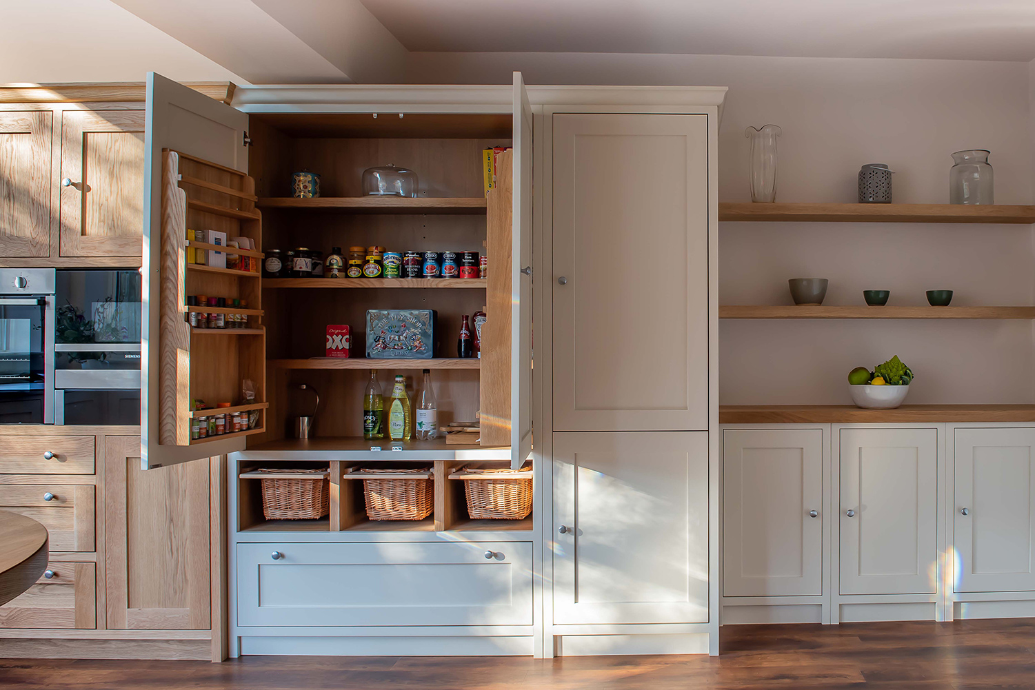 The Oak Timbers Kitchen by Shere Kitchens - beautiful kitchens handmade in Shere Guildford Surrey