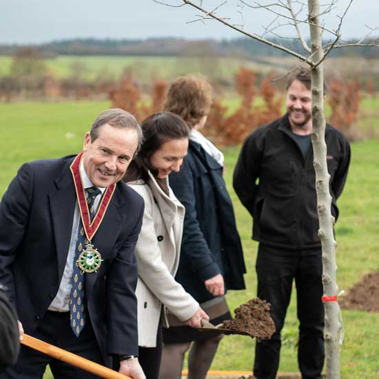 Sustainable Surrey Business plants a tree for every new Shere Kitchen