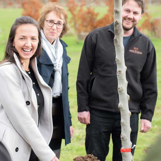 Sustainable Surrey Business plants a tree for every new Shere Kitchen