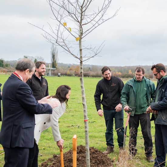 Sustainable Surrey Business plants a tree for every new Shere Kitchen